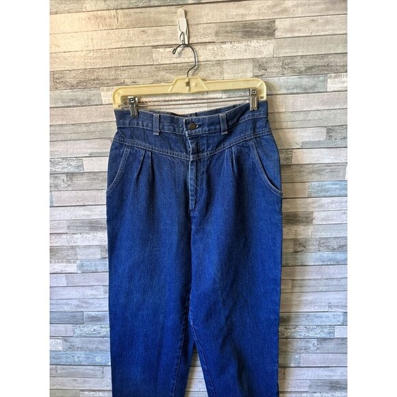 Vintage Levis Tapered Jeans Women’s Size 14 High Rise Pleated Front Made in USA - Picture 2 of 16